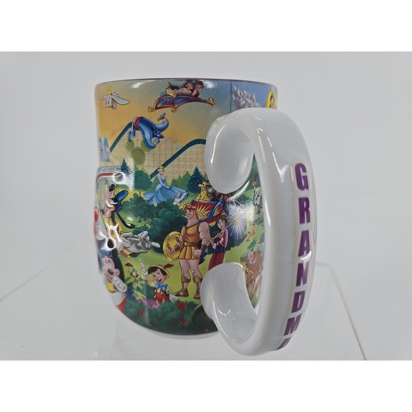 Walt Disney World Four Parks One World Grandma Coffee Cup 3D Mug 14oz - Picture 9 of 11